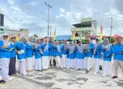 HAB Kemenag ke-80, MTs YPPI Bengkalis Perkuat Kebersamaan Lewat Jalan Santai