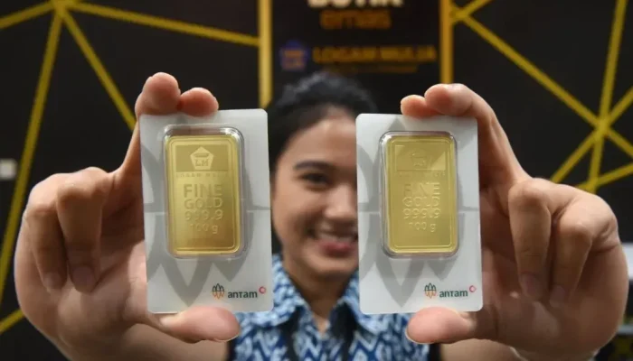 Harga Emas Antam Naik Tipis, Sentuh Rp2,57 Juta per Gram