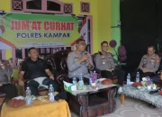 Warga Ganting Damai Curhat Soal Keamanan dan Narkoba, Polres Kampar Turun Langsung