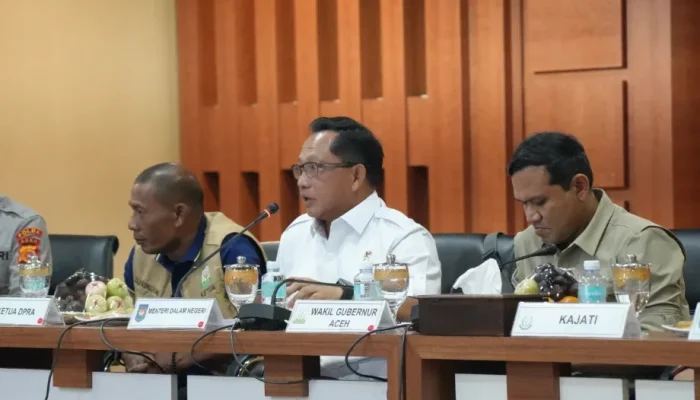Mendagri Siapkan Posko 24 Jam dan Media Center Khusus untuk Penanganan Bencana Aceh