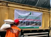 Baznas Riau Kirim 3 Ton Beras ke Tapanuli Selatan