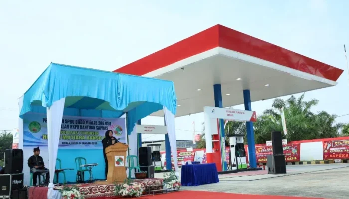 SPBU Koperasi Pertama di Riau Beroperasi di Koto Gasib