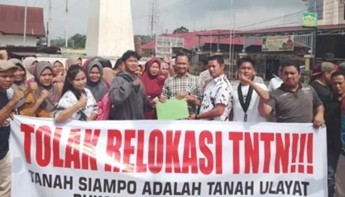 Warga Cerenti Tolak Relokasi Eks TNTN ke Tanah Ulayat Siampo