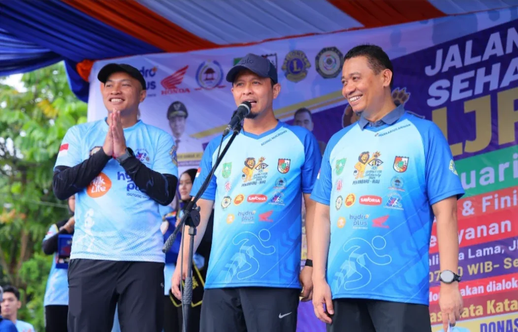 Jalan Sehat LJFS ke-41 di Pekanbaru, Wali Kota Tekankan Aksi Nyata Kemanusiaan