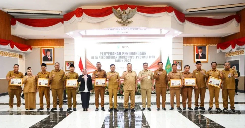 KPK dan Pemprov Riau Tetapkan 7 Desa Antikorupsi 2025