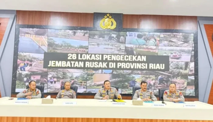 Polri Bangun 26 Jembatan Desa Terpencil di Riau, Akses Pendidikan dan Ekonomi Jadi Fokus