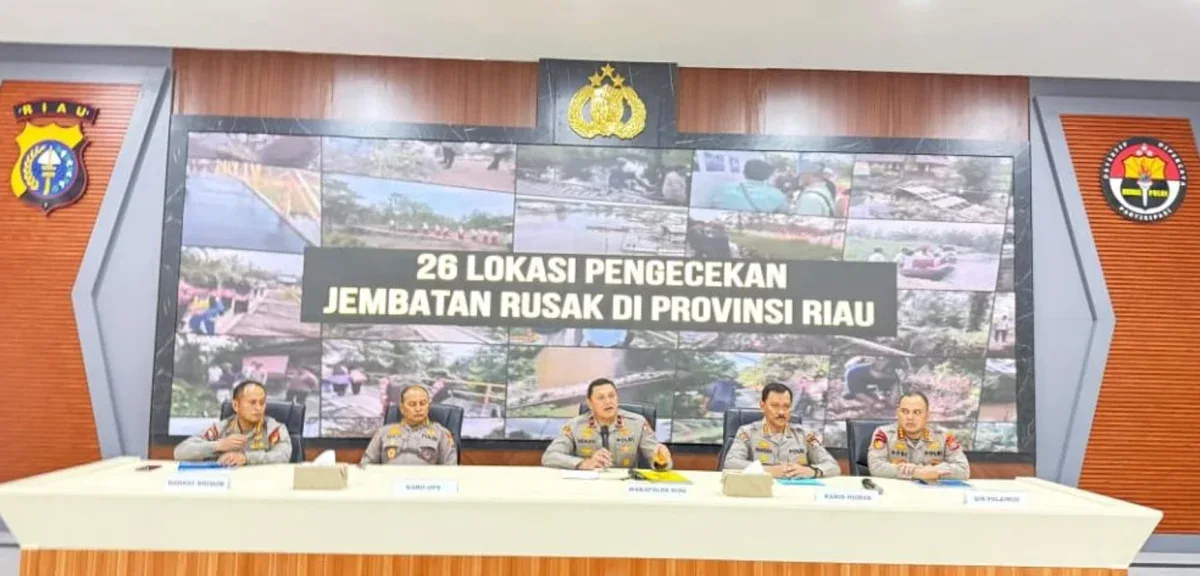 Polri Bangun 26 Jembatan Desa Terpencil di Riau, Akses Pendidikan dan Ekonomi Jadi Fokus