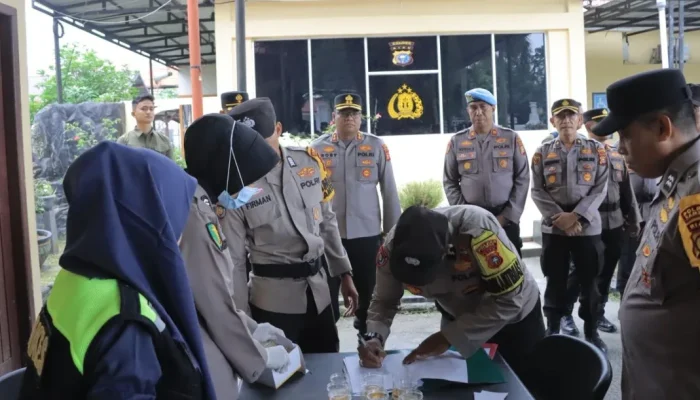 Tes Urin Bhabinkamtibmas, Integritas dan Bebas Narkoba Ditegaskan