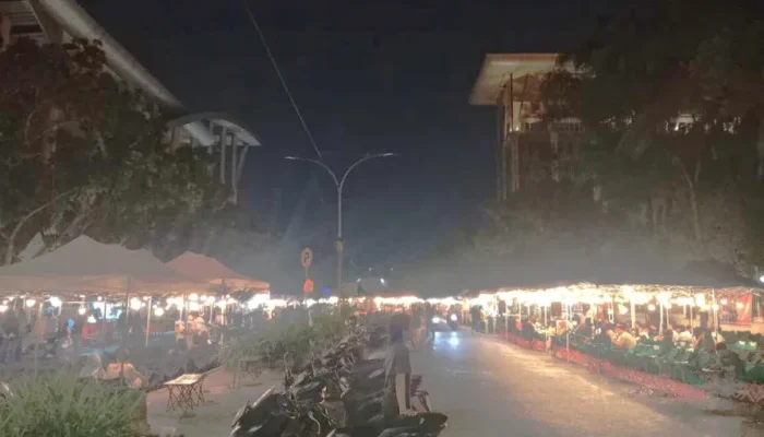 UMKM Malam Hari Hidupkan Ekonomi Pekanbaru, Jalan Cut Nyak Dien Jadi Magnet Warga