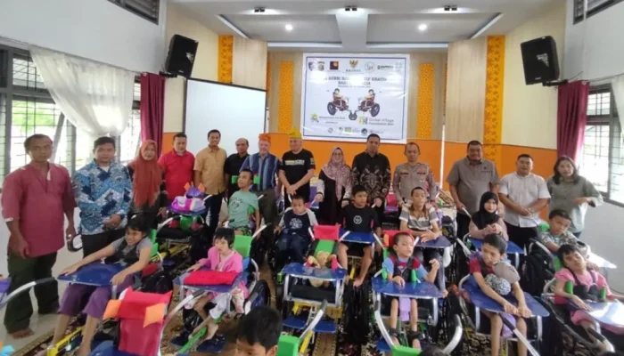 40 Kursi Roda Adaptif Gratis Disalurkan di Riau, Isu Akses dan Keadilan Disabilitas Menguat