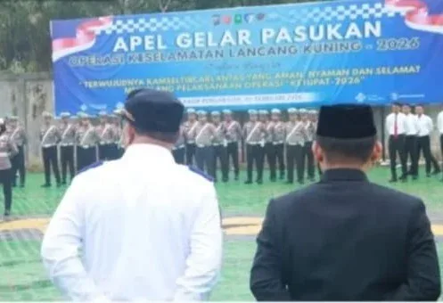 Kalapas Pasir Pengaraian Hadiri Operasi Keselamatan Lancang Kuning 2026 di Rohul