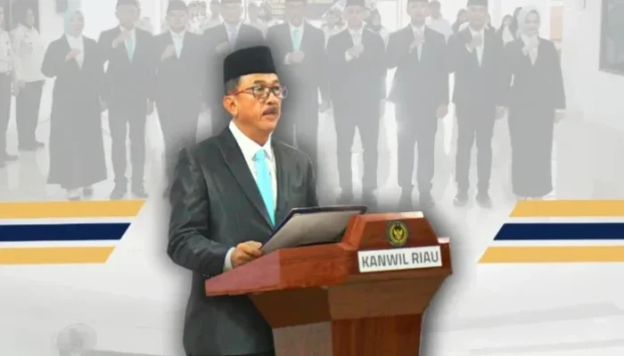 Perkuat SDM Pemasyarakatan, Ditjenpas Riau Lantik Pejabat dan Angkat PNS Baru