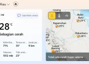 BMKG Ingatkan Potensi Hujan dan Cuaca Ekstrem di Riau, Warga Diminta Siaga