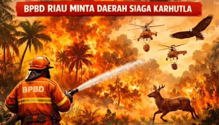 Musim Panas Mengintai, BPBD Riau Minta Daerah Siaga Karhutla