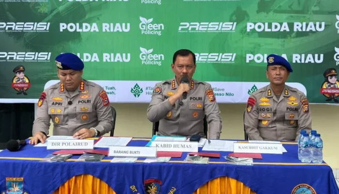 Ditpolairud Polda Riau Gagalkan Penyelundupan 18 WNA Myanmar ke Malaysia
