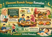 Ekonomi Rumah Tangga Ramadan: Ahli Gizi Tekankan Pola Makan Efisien agar Tetap Produktif