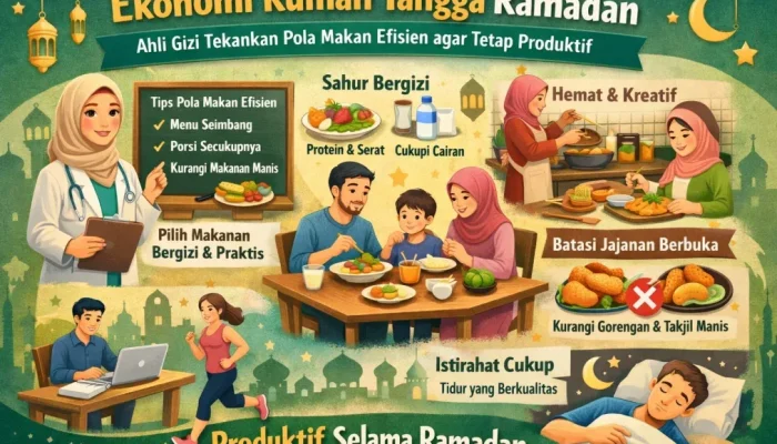 Ekonomi Rumah Tangga Ramadan: Ahli Gizi Tekankan Pola Makan Efisien agar Tetap Produktif