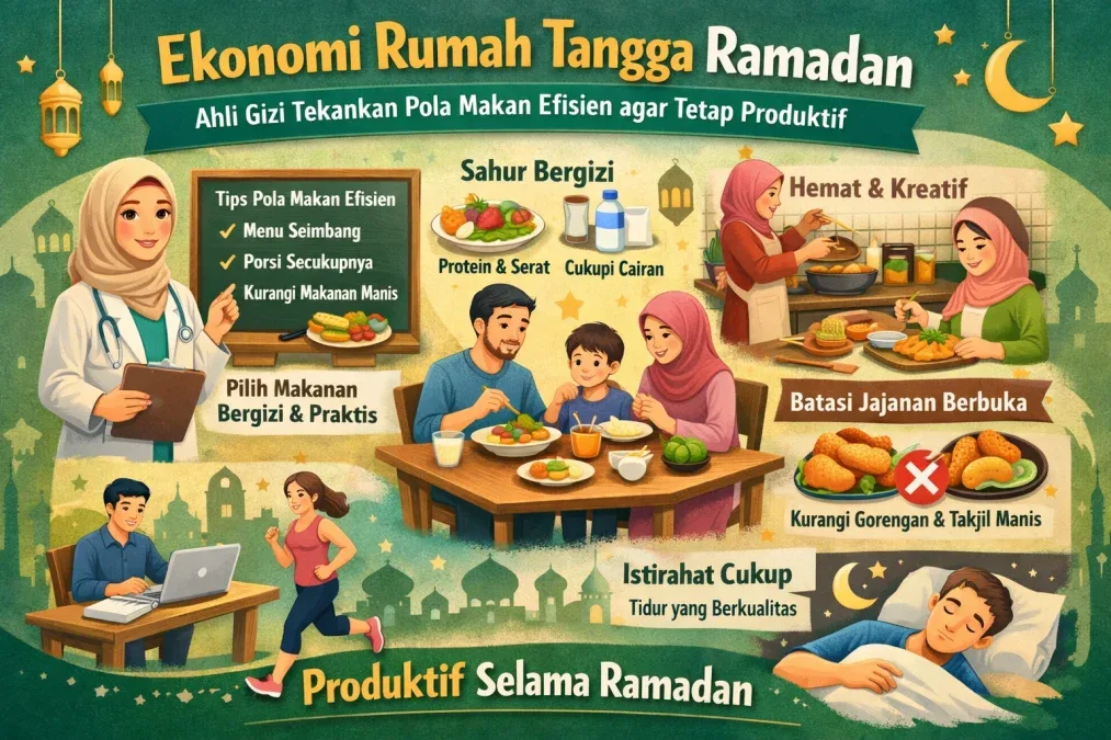 Ekonomi Rumah Tangga Ramadan Ahli Gizi Tekankan Pola Makan Efisien agar Tetap Produktif