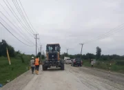 Jalintim Pelalawan Rawan Banjir, BPJN Riau Kebut Peninggian Jalan hingga 2027