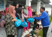 Jelang Ramadan, PAN Pesawaran Bagikan 150 Paket Sembako untuk Warga