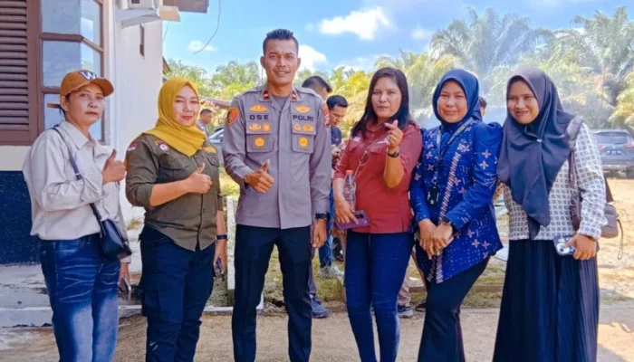 Kapolsek Rambah Samo Perkuat Sinergi Polri-Pers Sambut HPN ke-80 dan Ramadan