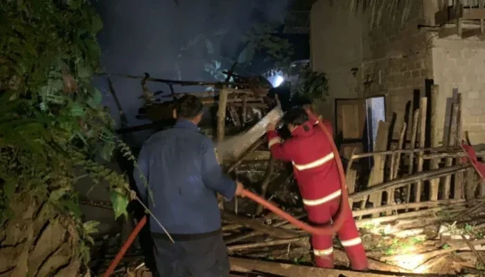 Kebakaran Hebat Ludeskan Ternak Warga Kuansing, Puluhan Kambing dan Ayam Tewas Terpanggang
