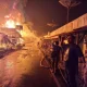 Kebakaran Pasar Peranap Saat Tarawih, 13 Toko Ludes Terbakar