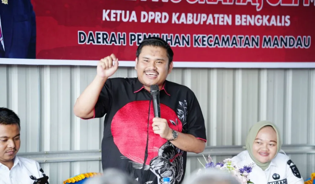 Reses Mandau, Septian Nugraha Tegaskan Komitmen Kawal Infrastruktur Warga