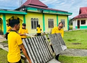 Sambut Ramadan 1447 H, Polres Meranti Gelar Gotong Royong Massal di Rumah Ibadah