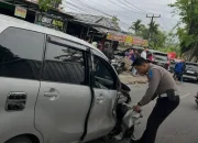 Tabrakan Beruntun Tiga Mobil di Bangkinang Kota, Satu Orang Luka Ringan