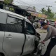 Tabrakan Beruntun Tiga Mobil di Bangkinang Kota, Satu Orang Luka Ringan