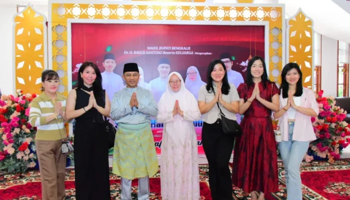 Open House Idulfitri Bengkalis, Bagus Santoso Tegaskan Persatuan Lintas Etnis