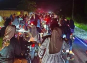 Pawai Takbir Mengkapan Meriah, Pemuda dan Warga Bersatu Sambut Idulfitri