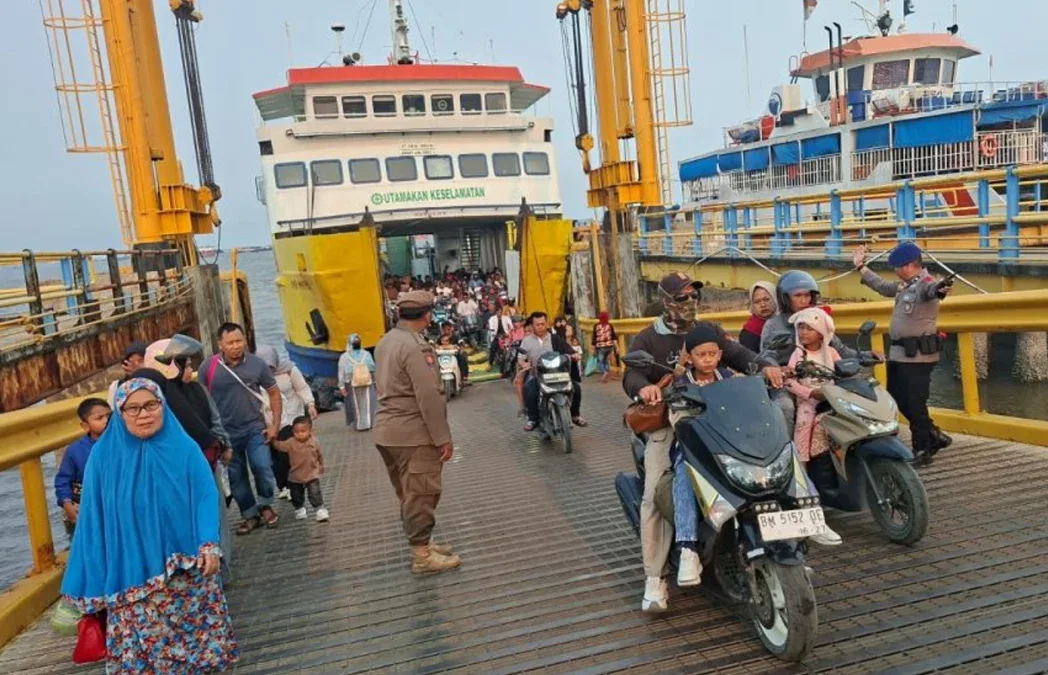 Penyeberangan Dumai–Rupat Membludak, Wisata Lebaran Picu Lonjakan Penumpang