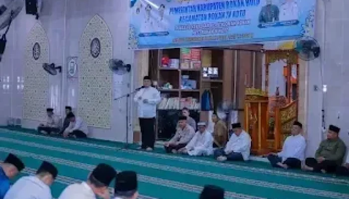 Safari Ramadan Pemkab Rohul di Rokan IV Koto, Sekda Zaki Soroti Aspirasi Warga dan Infrastruktur Desa