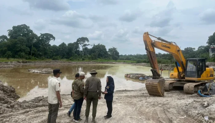 Sidak Galian C di Kampar, Pemprov Riau Segel Tambang Ilegal PT Azul Akona Kreasindo