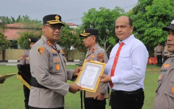 37 Personel Terima Penghargaan Polres Kampar