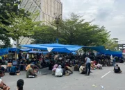 Aksi Mahasiswa Tesso Nilo Bertahan