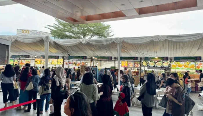 Festival Kuliner Pekanbaru Dibuka, 45 Tenant Viral Nasional Serbu Living World
