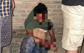 Aksi Nekat Berujung Petaka! Maling Kepergok di Alfamart Pringsewu, Dikejar Massa hingga Babak Belur