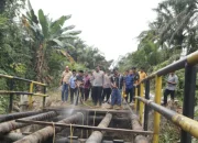 Kapolres Kampar Gelar Doa Bersama, Tanda Dimulainya Pembangunan Jembatan Pulau Jambu