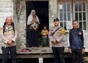 Polsek Tebing Tinggi Barat Salurkan Bantuan Gizi untuk Anak Stunting