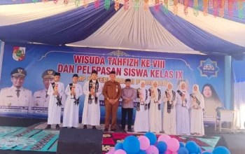 115 Siswa SMPN 41 Madani Pekanbaru Diwisuda Tahfiz, Ada Hafal 27 Juz