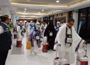 445 Jemaah Haji Riau Kloter BTH 11 Terbang ke Madinah, Total Keberangkatan Capai 3.981 Orang