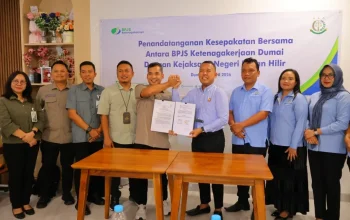 BPJS Ketenagakerjaan dan Kejari Rohil Perkuat Kepatuhan Jaminan Sosial