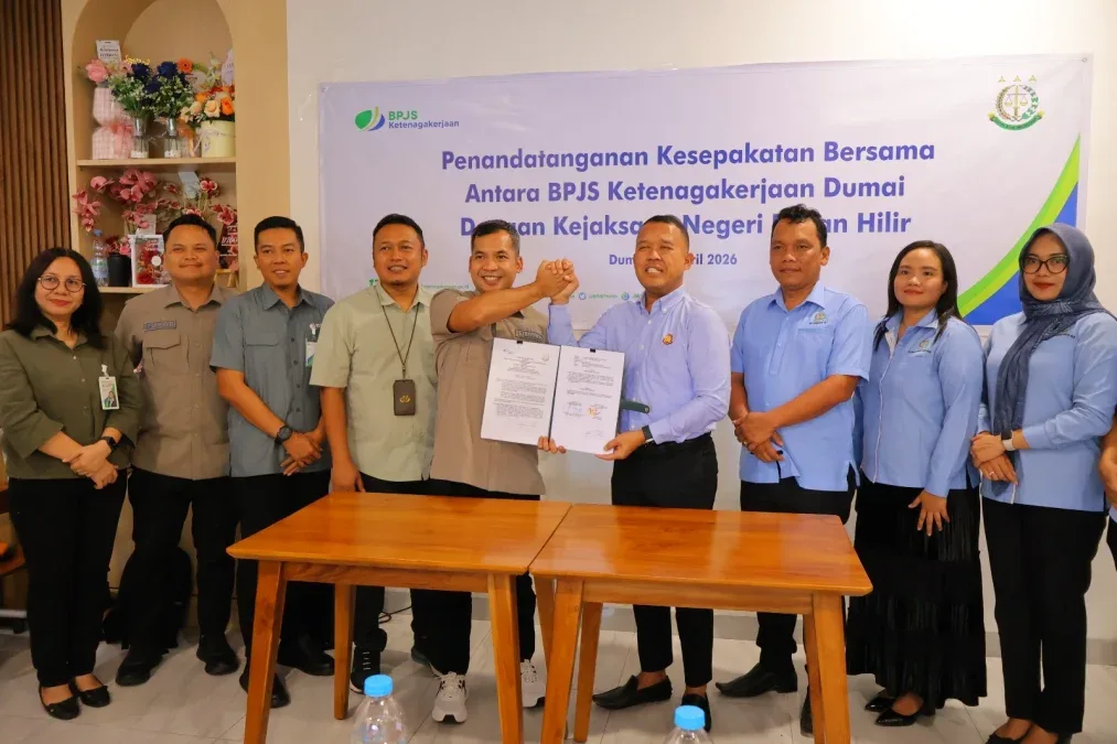 BPJS Ketenagakerjaan dan Kejari Rohil Perkuat Kepatuhan Jaminan Sosial