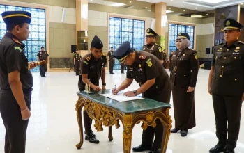 Fredy F Simanjuntak Resmi Jabat Kajari Rohul, Gantikan Rabbani Halawa