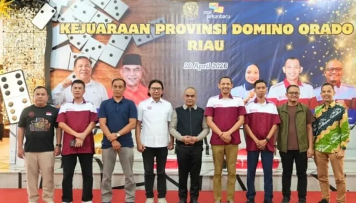 Kaderismanto Resmi Buka Turnamen Domino Orado Riau di Mall Pekanbaru