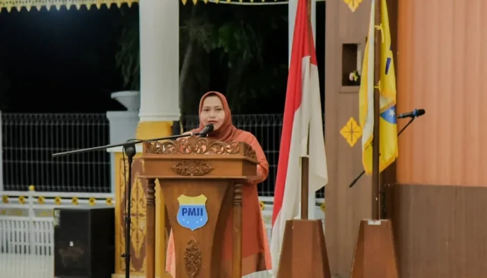 Kasmarni Ajak Kader PMII Bengkalis Jadi Motor Pembangunan Daerah