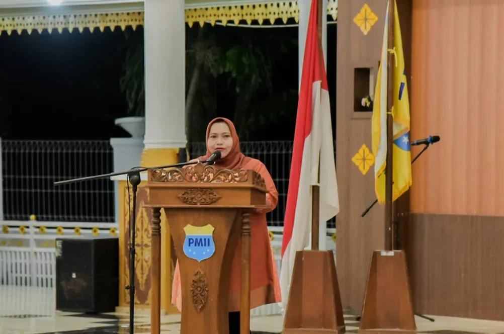 Kasmarni Hadiri Pelantikan PC PMII Bengkalis